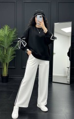 تصویر هودی زنانه دورس آزاده مشکی سایز فری 