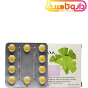 تصویر قرص جینکوگل گل دارو 30 عدد Goldaru Ginkogol 30 Tablets