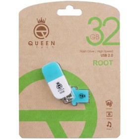 تصویر فلش مموری کوئین ROOT ظرفیت 32 گیگابایت QUEEN