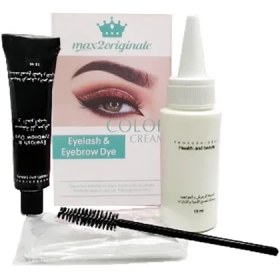 تصویر رنگ مژه و ابرو مکسی2 رنگ مشکی Max2 Eyelash And Eyebrow Dye Kit Color