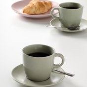 تصویر ست 4 تایی فنجان و نعلبکی ایکیا FARGKLAR 