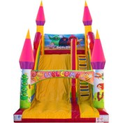 تصویر سرسره قلعه بادی ارتفاع 6 متر | اجاره روزانه 