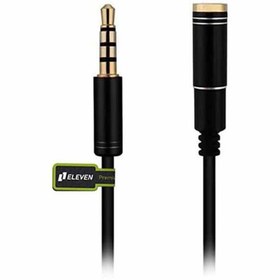 تصویر کابل افزایش صدا 4 پل ELEVEN طول 5 متر 3.5mm Male to Female 4 Poles Audio Extension Cable Adapter 5m ELEVEN