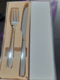 تصویر کارد و چنگال استیل یونیک اصل میوه خوری 12 پارچه - مدل Unique stainless steel cutlery, 12 cloths