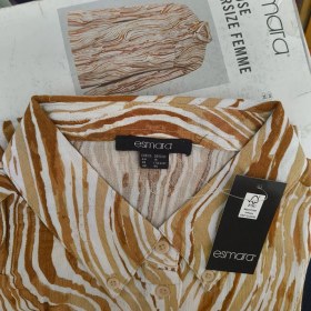 تصویر شومیز آستین بلند یقه برگردان زنانه اسمارا مدل 20159717 