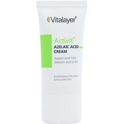 تصویر کرم آزلاِئیک اسید اکتی ویت ویتالیر Activit Azelaic Acid Cream VITALAYER