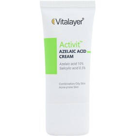 تصویر کرم آزلاِئیک اسید اکتی ویت ویتالیر Activit Azelaic Acid Cream VITALAYER