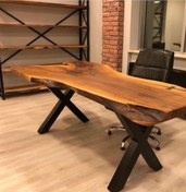 تصویر میز مدیریت چوب گردو مدل 67 