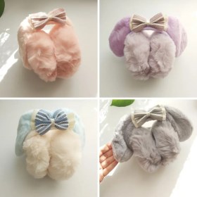 تصویر گوشگیر خز - صورتی 