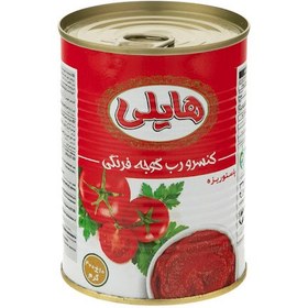 تصویر رب گوجه فرنگی قوطی 400 گرمی هایلی 