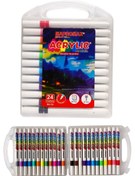 تصویر ماژیک اکرولیک 24 رنگ قلمی مپرومکس 