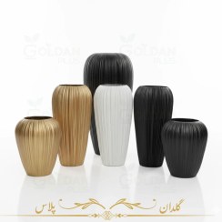 تصویر گلدان فایبرگلاس مدل کابو - 3 سایز 