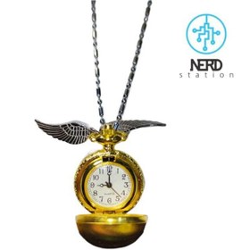 تصویر ساعت گردنبندی گلدن اسنیچ طلایی 