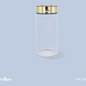 تصویر بانکه استوانه ای یونیک مدل 1718 درب طلایی یونیک 1718