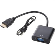 تصویر مبدل HDMI به VGA انزو مدل HD-41 با کابل صدا 