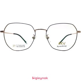 تصویر عینک طبی مشکی رزگلد آی پی تیتانیوم 7602 