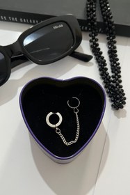 تصویر پیرسینگ گوش فیک 