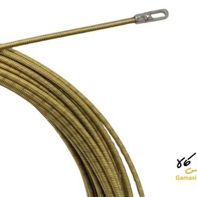 تصویر فنر سیم کشی سرغلطکی استیل 50 متری 4mm استیل 50 متری