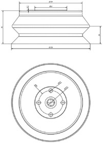تصویر قاپک سیلیکونی HB 125 قاپک پنوماتیک