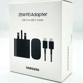 تصویر شارژر دیواری سامسونگ ( اصلی ) مدل EP _ TA800 به همراه کابل USB-C Samsung Charger 25W PD Original