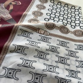 تصویر روسری کرپ نخی Chanel Chance Scarf