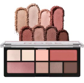 تصویر پالت سایه چشم کاتریس مدل The Electric Rose Catrice eyeshadow palette model The Electric Rose