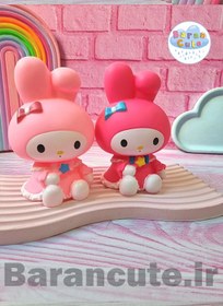 تصویر قلک فانتزی سیلیکونی طرح ملودی 