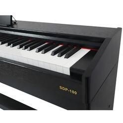 تصویر پیانو SAPPHIRE SDP 100 KEY SENSITIVE 88 PIANO BLACK JWIN 