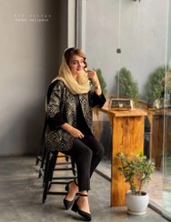 تصویر کت سوزن دوزی سایز فری تا ۴۲ 