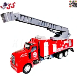 ماشین آتشنشانی فلزی با نردبان اسباب بازی Metal fire truck 4566