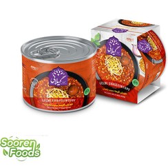 تصویر کنسرو خورش قیمه سیب زمینی بدون گوشت 460 گرمی 