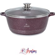 تصویر قابلمه گرانیتی لایف اسمایل مدل LIFEP7 40 LIFESMILE LIFEP7 40 Granite Coated Soup Pot