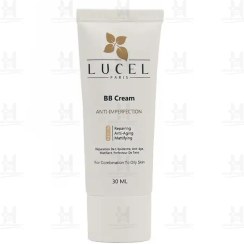 تصویر بی بی کرم ضد جوش رنگ مدیوم لوسل 30 میلی لیتر Lucel BB Medium Cream Anti Imperfection 30 ML