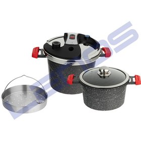 تصویر زودپز دوقلو دسینی مدل MR15 