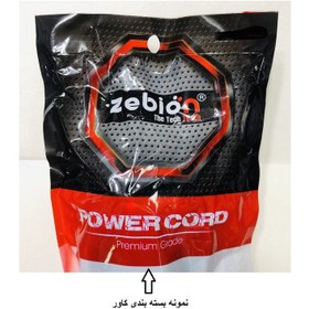 تصویر کابل برق سه پین آداپتور لپ تاپ زبیون مدل POWER CORD طول 1.5 متر 