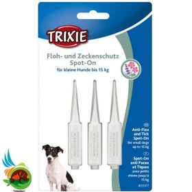 تصویر قطره ضد کک و کنه تریکسی سگ بین 15 تا 30 کیلو گرم ا Trixie Dog Anti-Flea & Tick Drops Between 15 & 30 Kg Trixie Dog Anti-Flea & Tick Drops Between 15 & 30 Kg