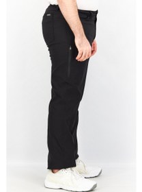 تصویر شلوار کتان مردانه با فیت معمولی و بافت، مشکی برند eddie bauer Men Regular Fit Textured Chino Pants, Black