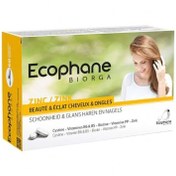 تصویر کپسول تقویت مو و ناخن اکوفن پک 60 تایی. Ecophane Hair And Nails 60caps