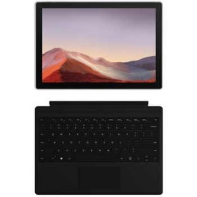 تصویر تبلت مایکروسافت مدل Surface Pro 7 Plus - F ظرفیت 512 گیگابایت به همراه کیبورد Black Type Cover 