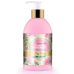 تصویر مایع دستشویی مدل Pink Flower شون|Schon Pink Flower Hand Wash 