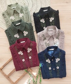 تصویر شومیز مانتویی طرح پرنسا 