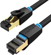 تصویر VENTION Cat 8 Ethernet Cable 40Gbps 2000MHz High Speed LAN Patch RJ45 Cable S/FTP Twisted Pair Network Cable for Switch, Router, Patch Panel, PS4, Xbox, Data Center (Cat.8 SSTP Round, 1.5 Meter) 