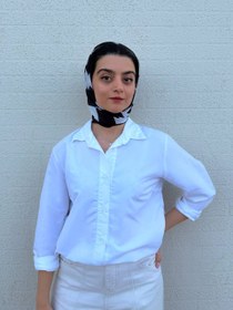 تصویر مینی اسکارف شطرنجی 