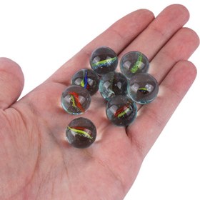 تصویر تیله بازی بسته 100 عددی Marble Toy Pack of 100