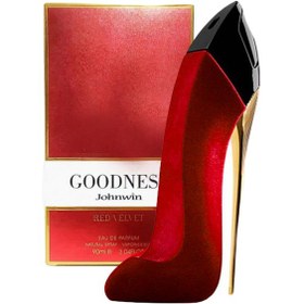 تصویر ادو پرفیوم زنانه جانوین مدل Johnwin Goodness Red Velvet حجم 90 میلی لیتر Johnwin Goodness Red Velvet Eau de Parfum For Women 90 ml