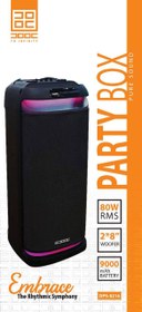 تصویر اسپیکر شارژی BOOC DPS-8216 با توان 80 وات و رقص نور 