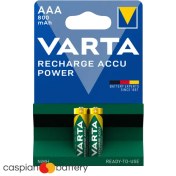 تصویر باتری قابل شارژ VARTA Recharge Accu Power AAA 800mAh 