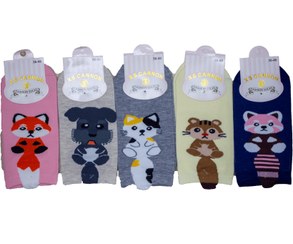 تصویر جوراب مچی حیوانات دم دار 