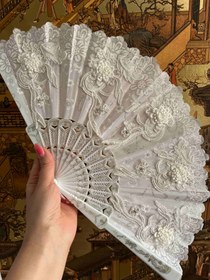 تصویر بادبزن عروس کد ۳۱۷ 