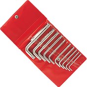 تصویر آچار آلن کیفی سری ستاره ای 11 عددی ایت Eight 